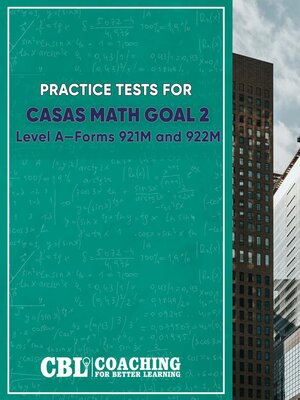 cover image of Practice Tests for Math GOAL 2  Level A―Forms 921M and 922M